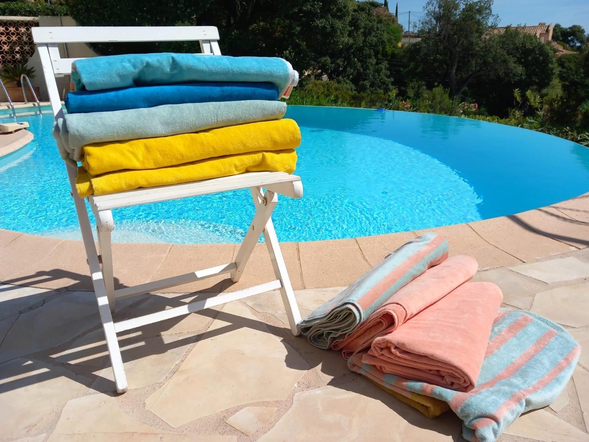 4-Star Private Villa With Heated Pool And Panoramic Sea View At Gulf De Saint Tropez Cavalaire-sur-Mer Exterior photo